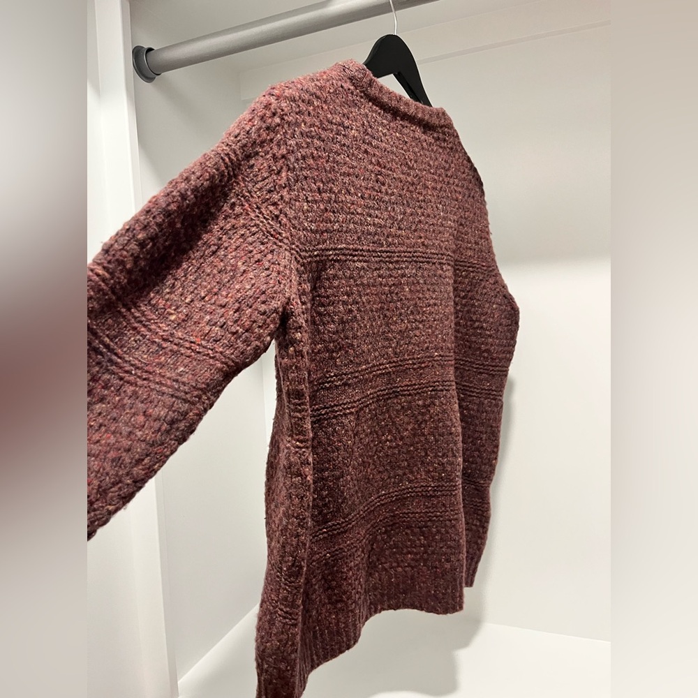 Sherpa adventure gear merino wool alpaca blend crew neck sweater jacquard Large - Picture 9 of 11